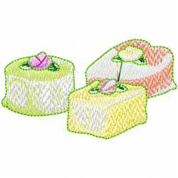 Foods And Sweets Embroidery Design 10